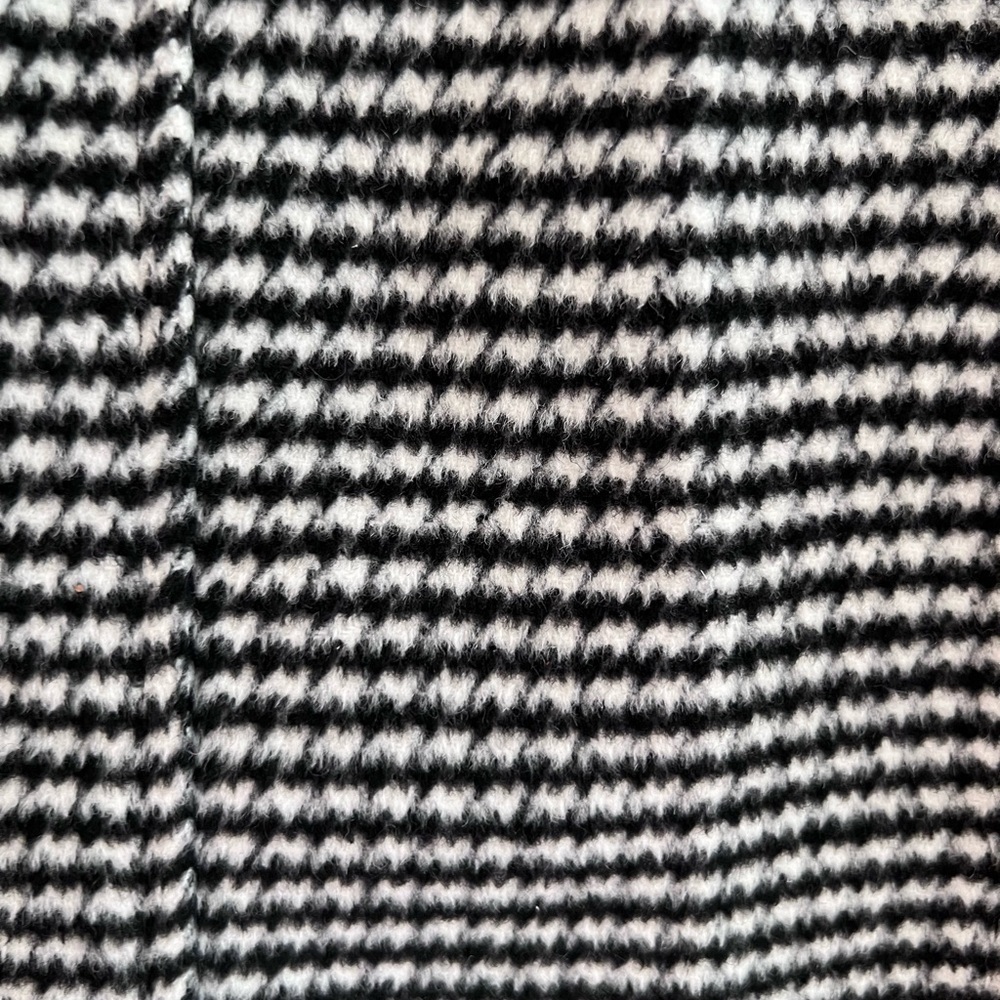 Vintage Houndstooth Button down Jacket with Shoulder Pads, Size 1XL - Picture 6 of 6